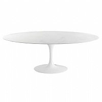 Saarinen Mesa Centro Oval 137X91 Pedra